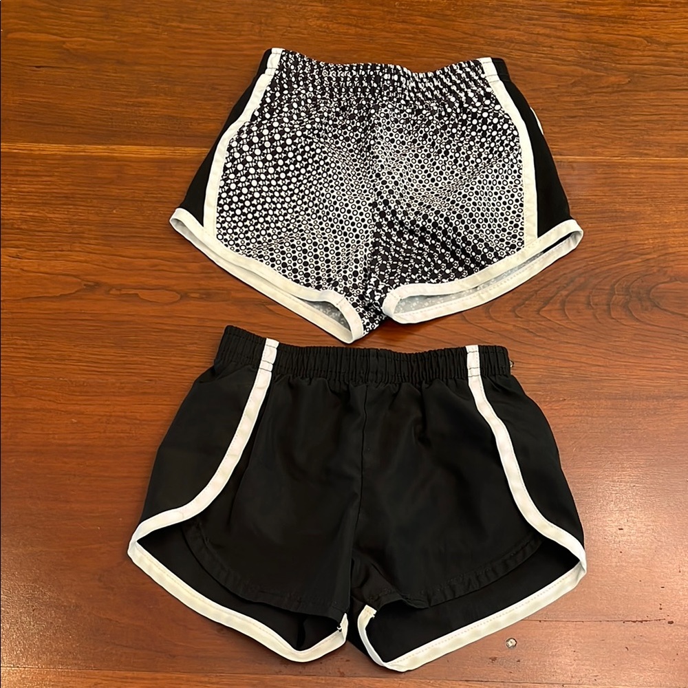 Nike Black and White Athletic Shorts